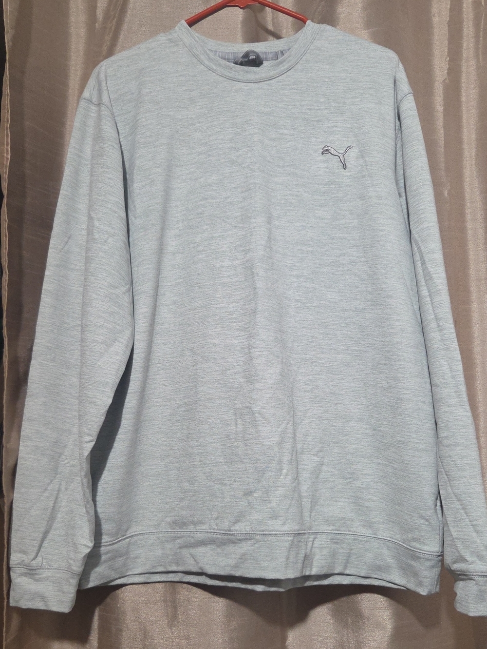 Puma Light Blue Men's Crewneck Sweatshirt